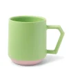 Online MIYA Company Chips 12 Oz. Mug Pastel Green