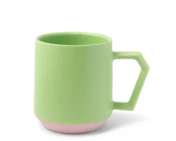 Online MIYA Company Chips 12 Oz. Mug Pastel Green
