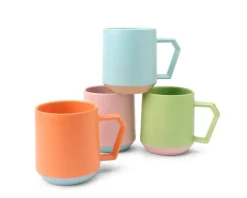 Discount MIYA Company Chips 12 Oz. Mug Pastel Pink