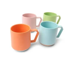 Discount MIYA Company Chips 12 Oz. Mug Pastel Pink