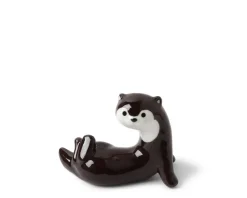 Sale MIYA Company Chopstick Rest Otter Dark Brown