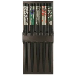 Online MIYA Company Chopsticks Set Antique Byobu Black