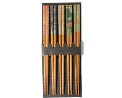 Outlet MIYA Company Chopsticks Set Bamboo Scenery