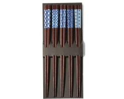 Hot MIYA Company Chopsticks Set Wood Aizome Patterns