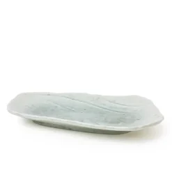 Best MIYA Company Coral Blue Rectangular Plate