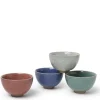 Outlet MIYA Company Crackle 5 Oz. Teacup Set Of 4