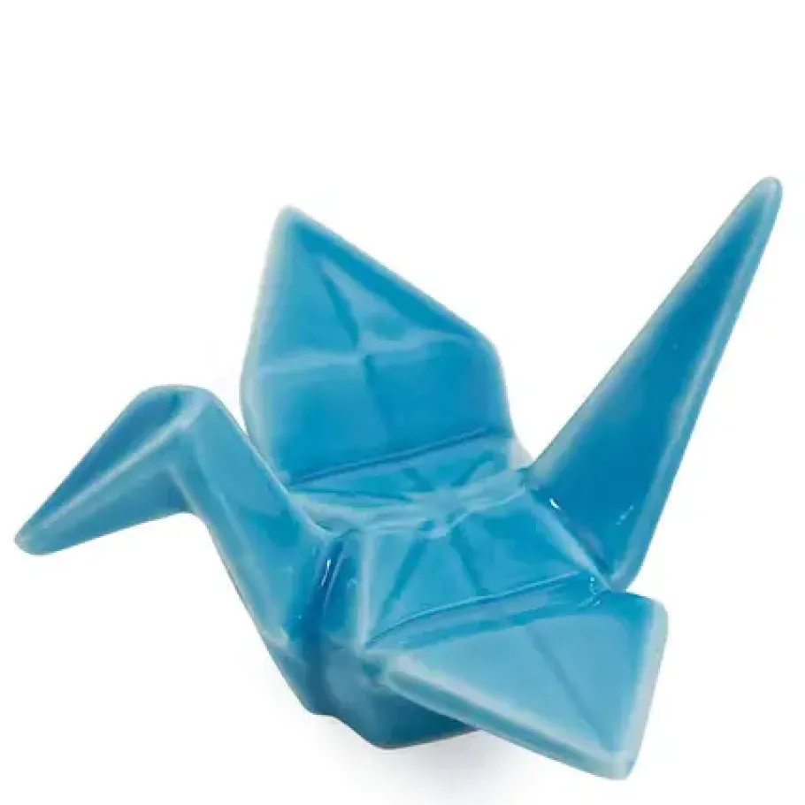 Clearance MIYA Company Crane Chopstick Rest - Blue