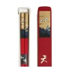 Clearance MIYA Company Cranes Chopsticks With Case - Red