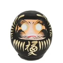 Clearance MIYA Company Daruma Black No Evil 3-3/4"