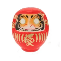 New MIYA Company Daruma Red Good Fortune 5-3/4"