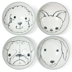 Sale MIYA Company Dog Days 4.5" Rice Bowl Set