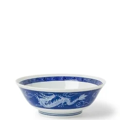 Online MIYA Company Dragon Blue 7.75" Bowl