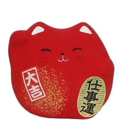 Outlet MIYA Company Feng Shui Cat 2.25" - Red