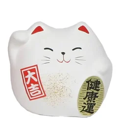 Discount MIYA Company Feng Shui Cat 2.25" - White