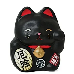 Sale MIYA Company Feng Shui Fortune Cat Bank - Black