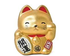 Online MIYA Company Feng Shui Fortune Cat Bank - Gold