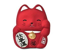Discount MIYA Company Feng Shui Fortune Cat Bank - Red