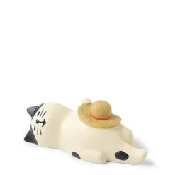 New MIYA Company Figurine Cat Sleeping Hat