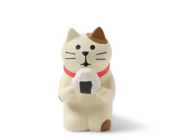 New MIYA Company Figurine Cat With Omusubi