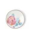 MIYA Company Floral Mini Plate Pink Rose
