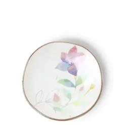 Discount MIYA Company Floral Mini Plate Purple Pink