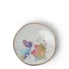 New MIYA Company Floral Mini Plate Rainbow Leaves