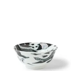Outlet MIYA Company Flying Dragon 5.75" Bowl Gray