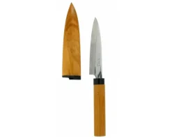 Discount MIYA Company Fruit Knife Brown With Sheath