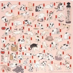 Clearance MIYA Company Furoshiki Cats Kuniyoshi