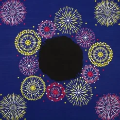 Best MIYA Company Furoshiki Fireworks 20" Sq.