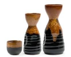Outlet MIYA Company Golden Tenmoku 4 Oz.Sake Bottle
