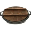 Clearance MIYA Company Gyoza Pan Cast Iron With Lid