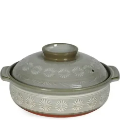 Online MIYA Company Hana-Mishima Donabe Casserole, 108 Oz.