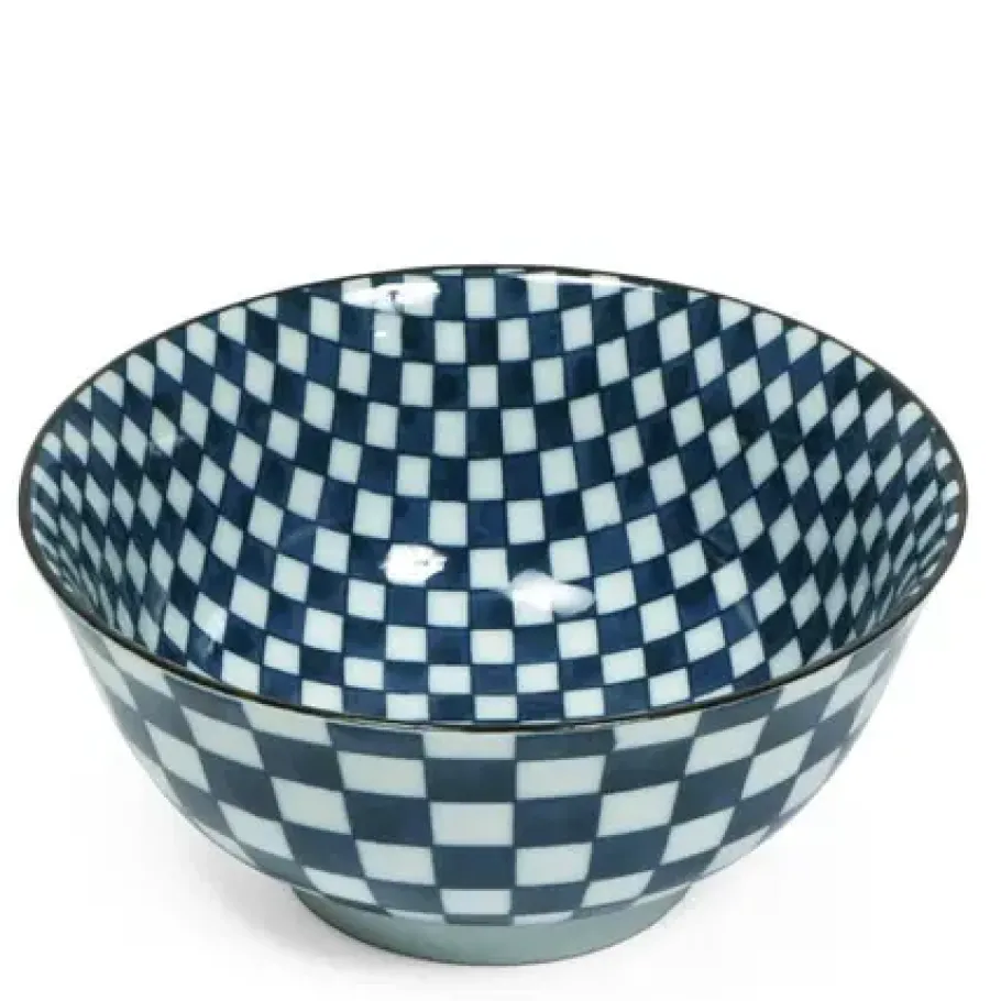 Hot MIYA Company Ichimatsu Checker 6" Bowl