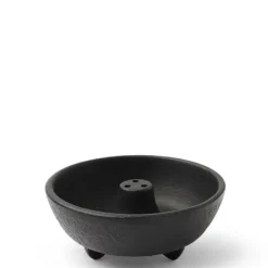 Clearance MIYA Company Incense Holder Black Center Cone