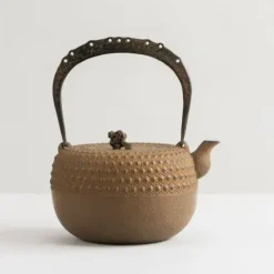 Clearance MIYA Company Iwachu Kettle Tetsubin Gravel Turtleshell Brown