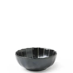 Clearance MIYA Company Kasa Lines Black 4" Bowl