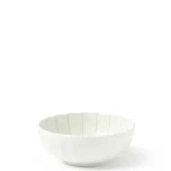 Best MIYA Company Kasa Lines White 4" Bowl