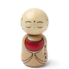 Best MIYA Company Kokeshi Ojizo Brown