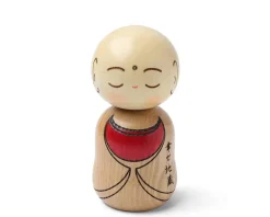 Best MIYA Company Kokeshi Ojizo Brown