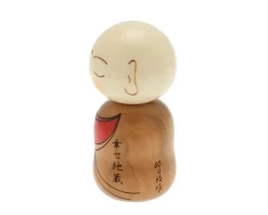 Best MIYA Company Kokeshi Ojizo Brown