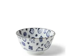 Outlet MIYA Company Maneki Neko Blue 5" Bowl