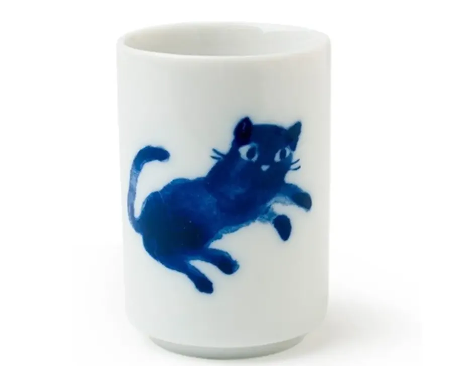 Best MIYA Company Midnight Blue Cat Cup Set