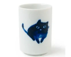 Best MIYA Company Midnight Blue Cat Cup Set