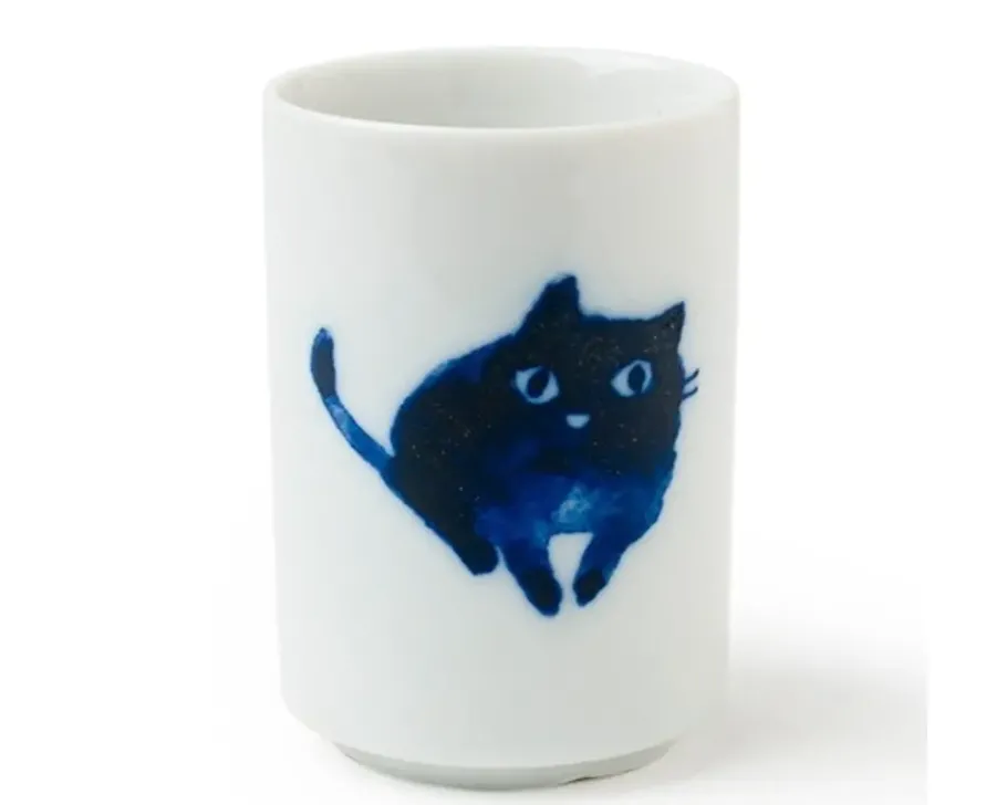 Best MIYA Company Midnight Blue Cat Cup Set