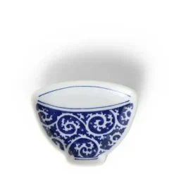 Online MIYA Company Mini Plate 3.75" Blue & White Teacup Karakusa
