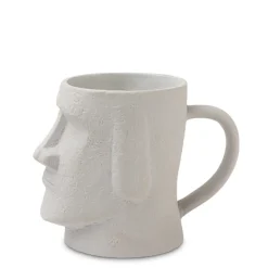 Online MIYA Company Moai Gray 12 Oz. Mug