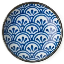 Sale MIYA Company Monyou 4.5" Hana Seigaiha Plate