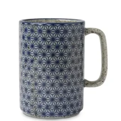 New MIYA Company Mug Blue Asanoha 16 Oz.