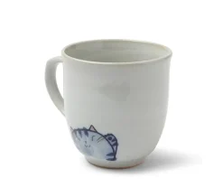 Clearance MIYA Company Mug Cat Trio Blue
